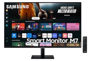 Samsung LS32DM700UUXXU 32" 4K Ultra HD HDR10 Smart Monitor with Speakers - 3840x2160