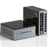 GMKtec Mini PC N100, Preinstalled Windows 11 Pro, G2 Intel N100 (3.4GHz) Dual Lan Mini Computer,1...