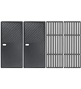 GFTIME Cast Iron Cooking Grate 43 x 63 cm for Enders Boston 3, Enders Monroe Pro 3, Charbroil, Barbeco...