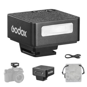 Godox iM20 Mini Camera Flash Speedlite - 470 mAh/Type-c Charge/440 Full-Power Flashes/3s Recycle Times/5 Power Levels/Manual