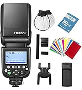 Godox TT685II-N TT685IIN i-TTL Flash Speedlite GN60 HSS 1/8000s 2.4G Wireless Transmission Compat...