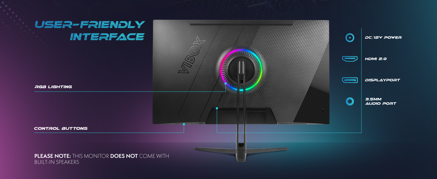 Vibox Gaming Monitor 24 FHD