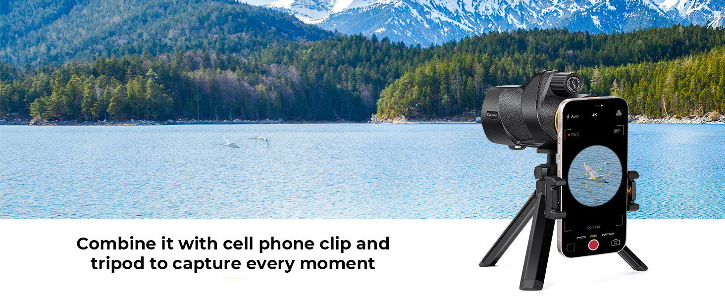 monocular with tripod