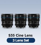 SIRUI Night Walker 55mm T1.2 S35 Cine Lens, Large Aperture Manual Focus Lens (MS55E-B, E Mount, B...