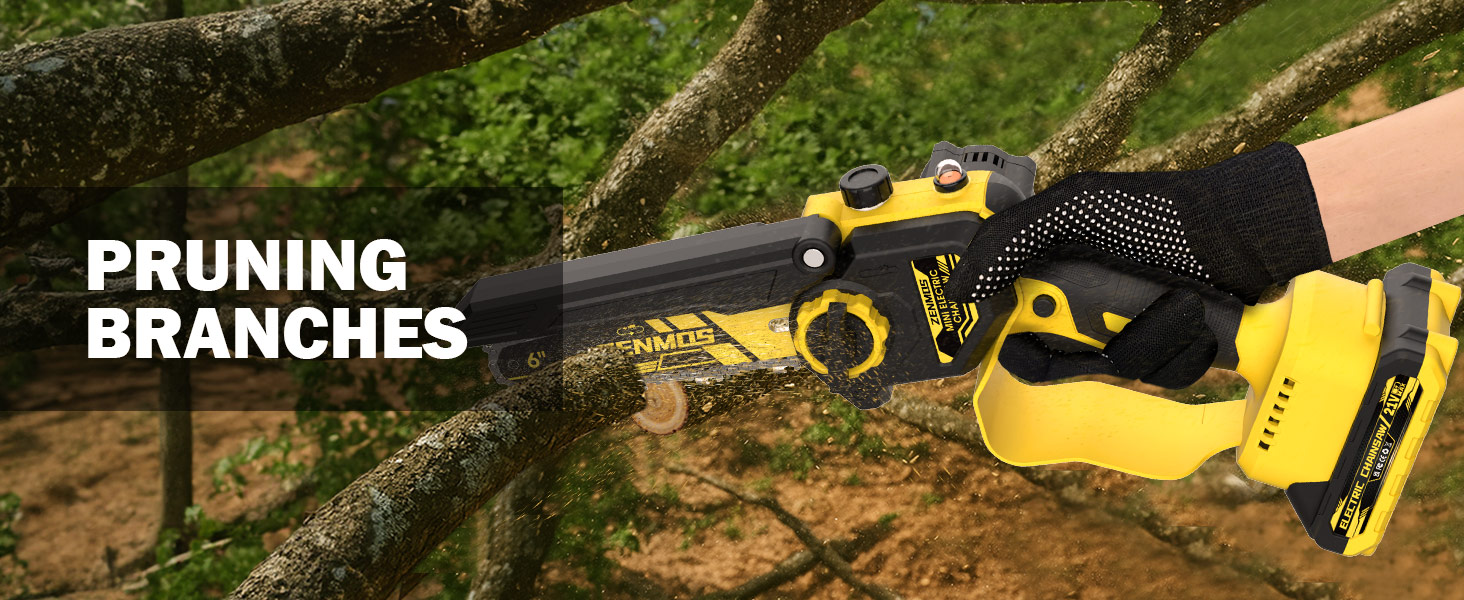 mini chainsaw cordless