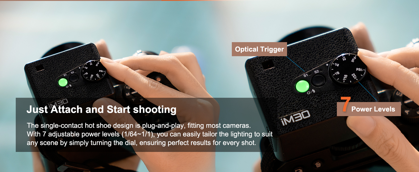 Godox iflash iM30 Mini Camera Flash for Sony Canon Nikon Fuji Olympus Cameras