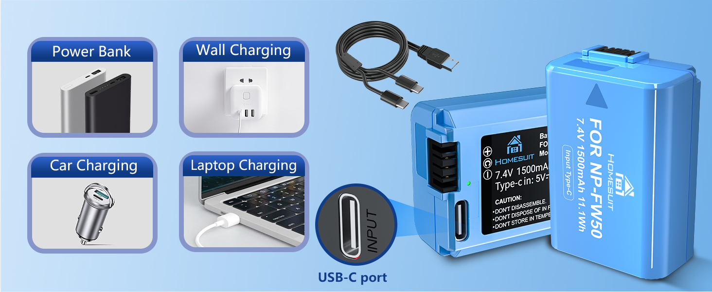 NP-FW50 Replacement Battery