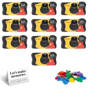 Disposable Cameras Multipack - includes 10 pack Kodak Disposable Cameras [ISO 800
