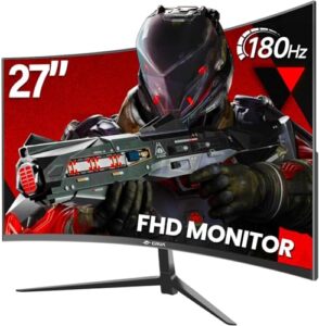 CRUA 27 Inch Curved Gaming Monitor