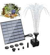 AISITIN SOLAR FOUNTAIN for birdbath (6.5w)