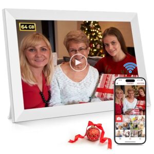 FRAMEO Built-in 64GB Wifi Digital Photo Frame 10.1 Inch