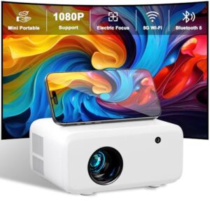 Mini Projector with WiFi and Bluetooth - 2025 Upgraded