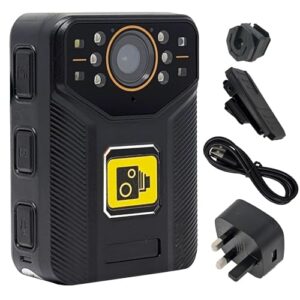 Bravo Body Camera HD Hight Definition 1080P Personal Security Body Worn Camera Video Recorder BodyCam with Night Vision Motion Detection Video & Audio Recording Bouncer SIA Safety Cam