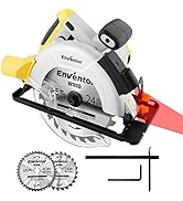 Brushless Reciprocating Saw, ENVENTOR 20V Cordless Reciprocating Saw with 2x2.0Ah Battery, 0-3000...