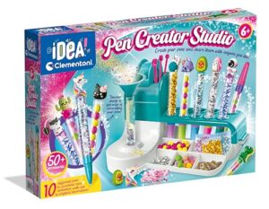Clementoni- Pen Creator Studio: Personalised Pen Making Kit for Kids