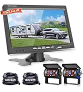 Reversing Camera Kit for Van, Hodozzy Backup Camera with 7 Inch 1080P IPS Monitor+One Camera+15m/...