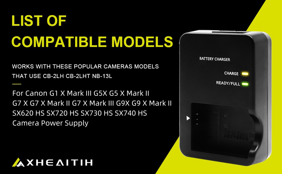 CB-2LH CB-2LHT Cameras Charger