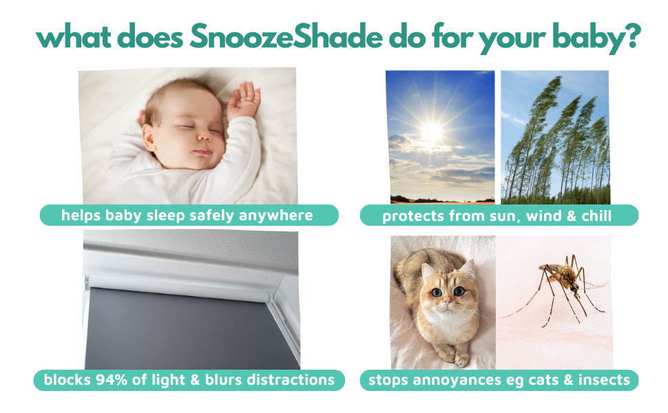 SnoozeShade snuzshade snuz shade snooze shade plus deluxe