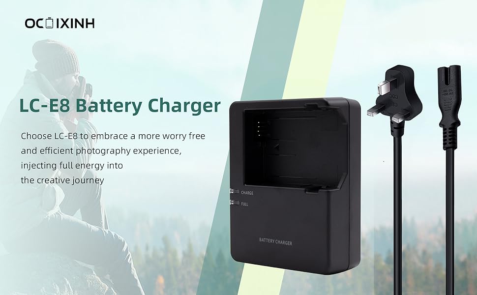 OCOIXINH LP-E8 battery Charger