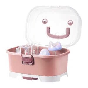 Baby Bottle Storage Organizer | Removable Portable Removable Portable Dust Proof Bottle Rack - Large Capacity Space Saving Nursery Boxes Nursery Boxes For Milk Storage Feeding Fridge Organizatio