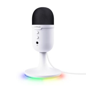 Trust Gaming GXT 236W Yami USB Condenser Streaming Microphone for Podcast