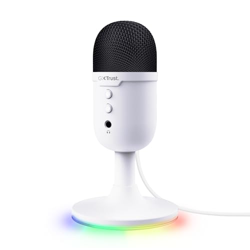 Trust Gaming GXT 236W Yami USB Condenser Streaming Microphone for Podcast