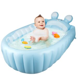 Inflatable Bath Tub - Toddler Bath Foldable Baby Bath Travel | Portable Travel Baby Bathtub
