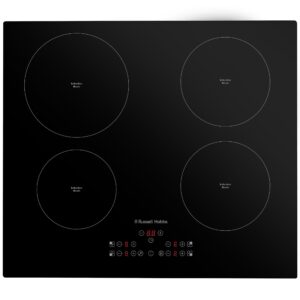 Russell Hobbs Induction Hob 59cm Ceramic Cooktop 2600W with 4 Cooking Zones