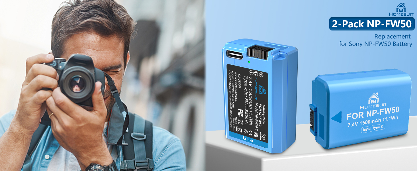 NP-FW50 Replacement Battery