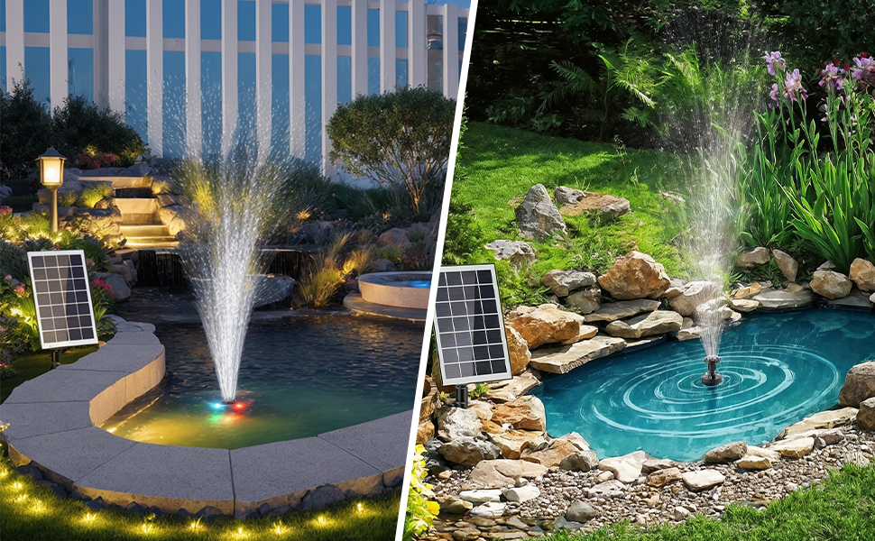 Solar Powered Fountain Pump Kit