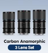 SIRUI Saturn 75mm T2.9 1.6X Full Frame Carbon Fiber Anamorphic Lens, Cine Lens Less Than 500g (Na...