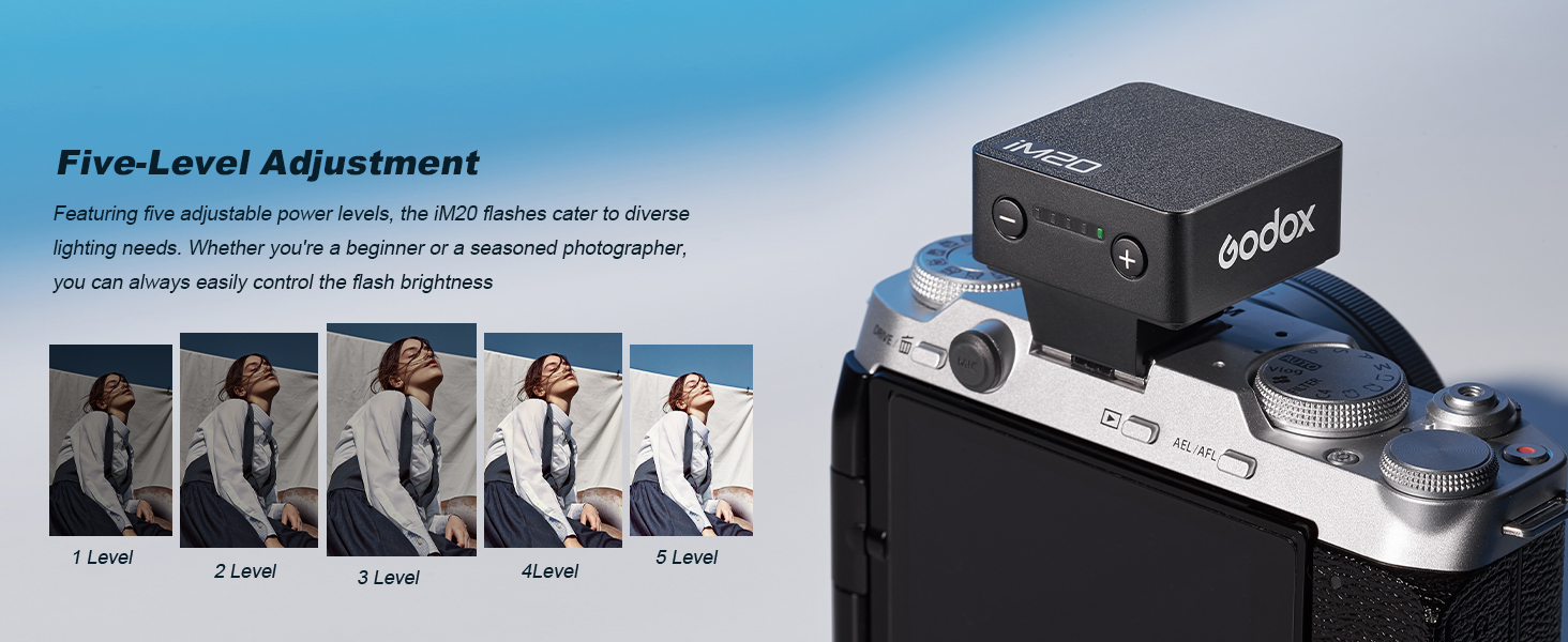 GODOX iM20 Camera Flash Mini Camera Flash, 6000K±200K Godox im20 Mini Flash