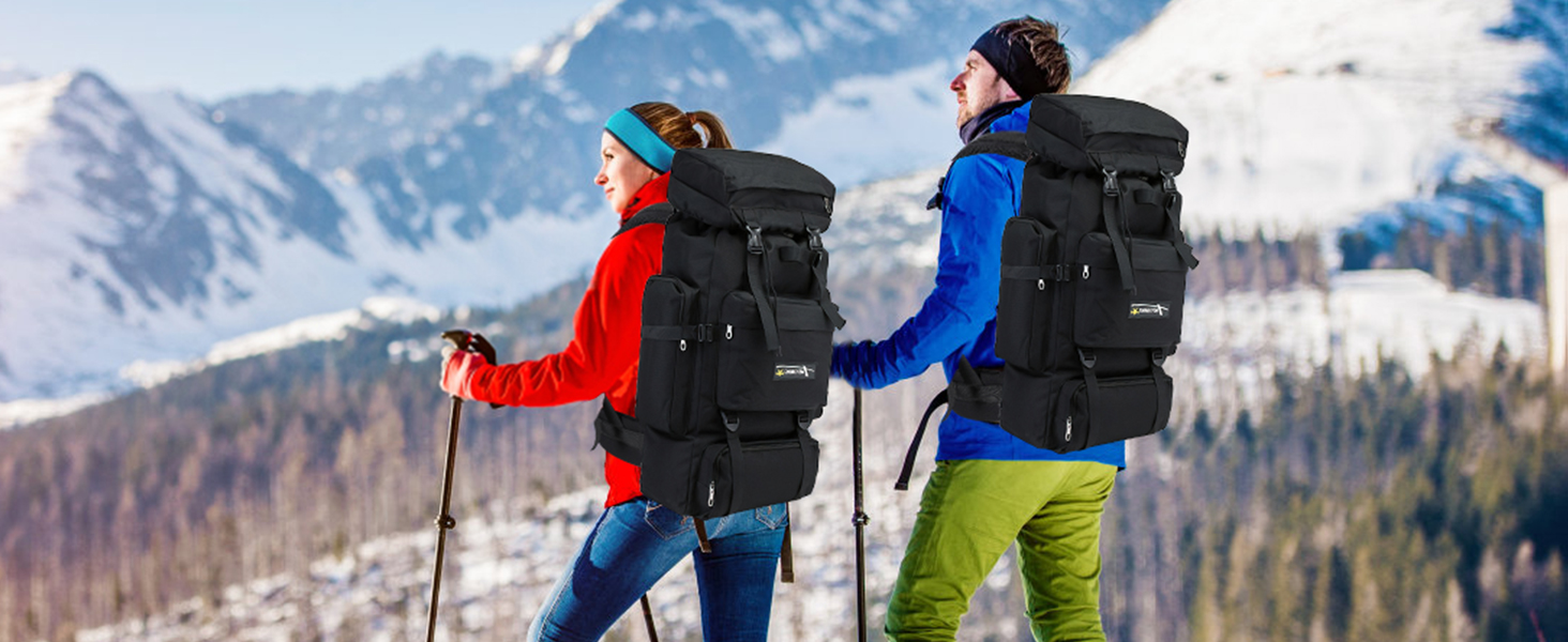 Lightweight Outdoor Sport Travel Daypack 70L Rucksack for Climbing