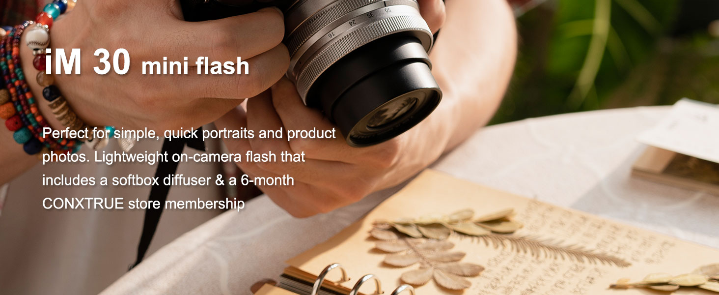 Godox iflash iM30 Mini Camera Flash for Sony Canon Nikon Fuji Olympus Cameras