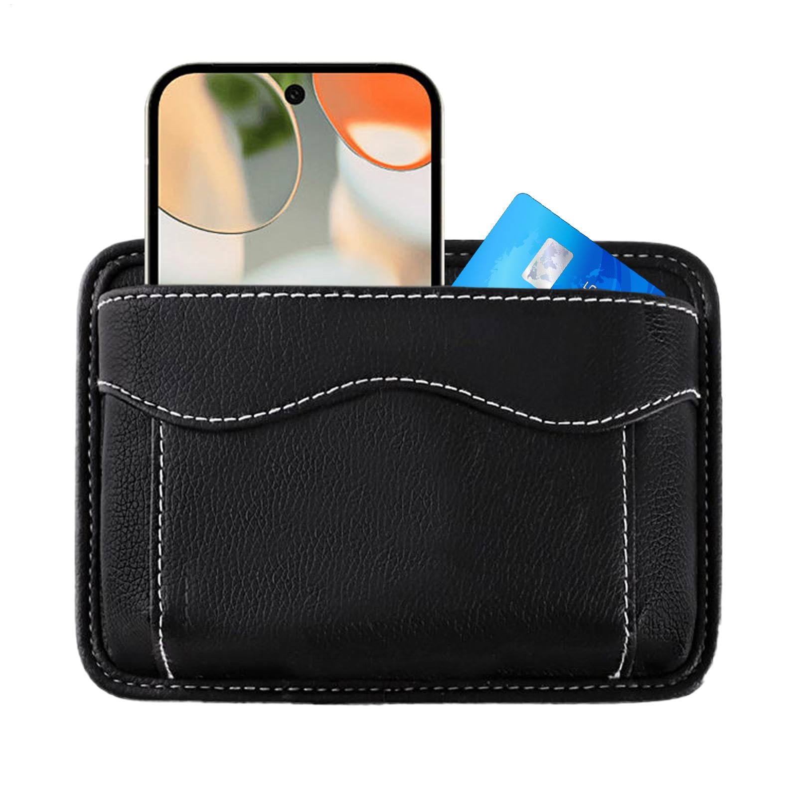 Dtaigou Car Pockets Between Seats Gap - Seat Side Bag Adhesive Car Pocket