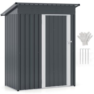 5 x 3FT Metal Garden Shed