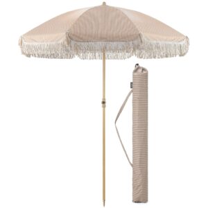 CHRISTOW Portable Garden Parasol with Tilt