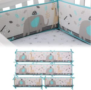 4Pcs of Breathable Mesh Liner Anti-Collision Pads- Soft Cushioned Edge Protectors for Mattress Top. (KY6)