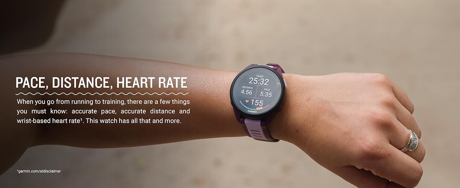 PACE, DISTANCE, HEART RATE
