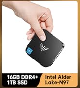 NiPoGi Mini PC E1 Mini PC Windows 11 pro Intel Alder Lake-N97 (up to 3.6GHz) 16GB DDR4 512GB M.2 ...