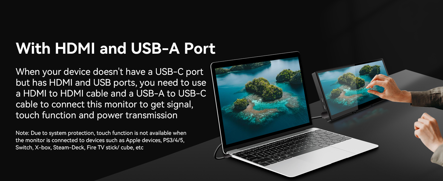 With HDMI AND USB-A Ports