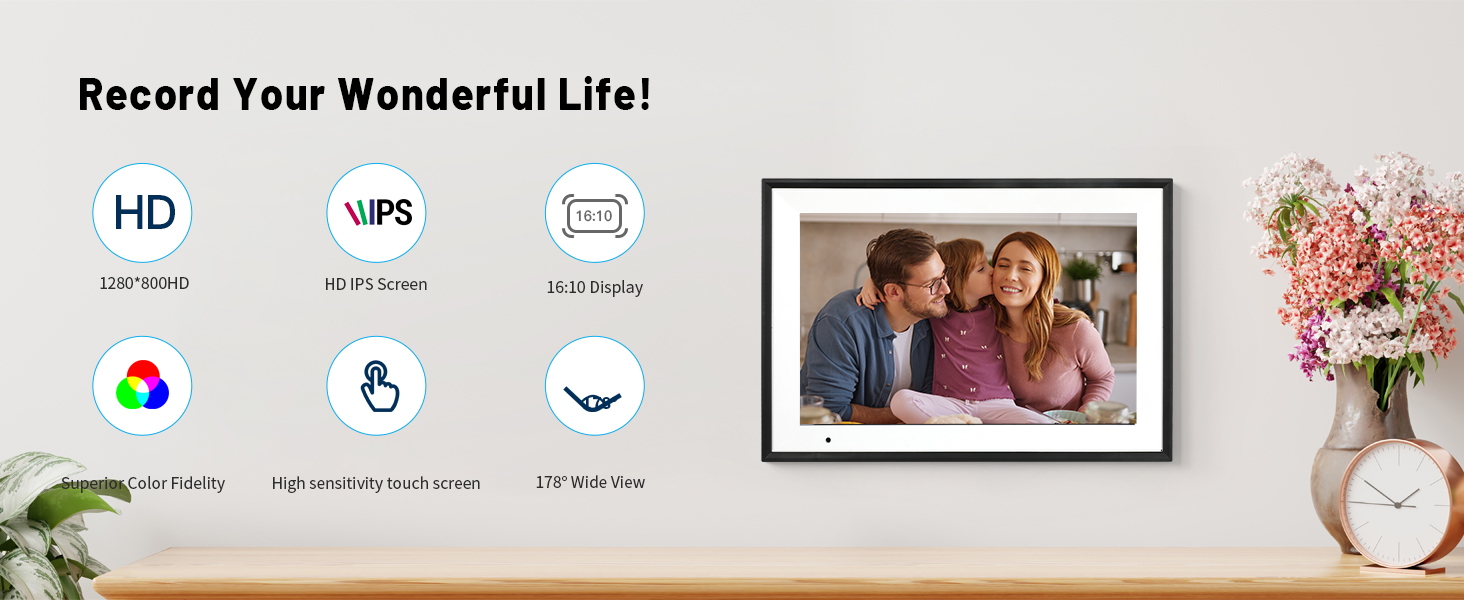 HD Wifi Digital lmage Frame
