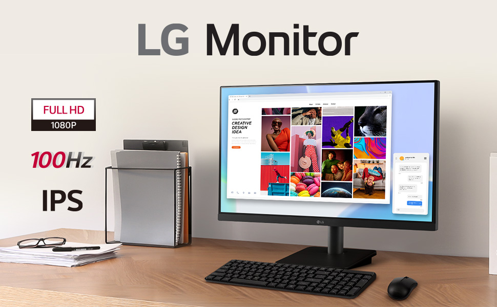 Full HD Monitor, IPS monitor, office monitor, LG monitor