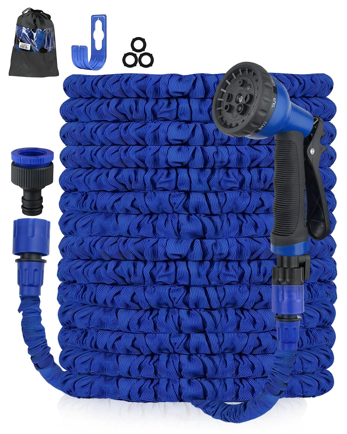 Zenmos Expandable Garden Hose Pipe - 100FT Flexible Expanding Magic Hose with 3/4"