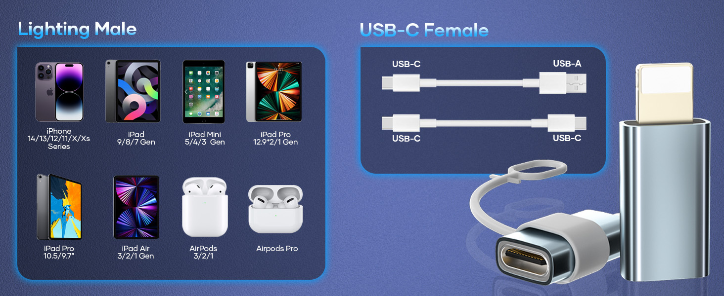 USB C to Lightning Adapter