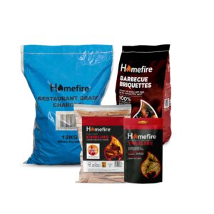 Homefire BBQ Bundle - Restaurant Charcoal 12kg