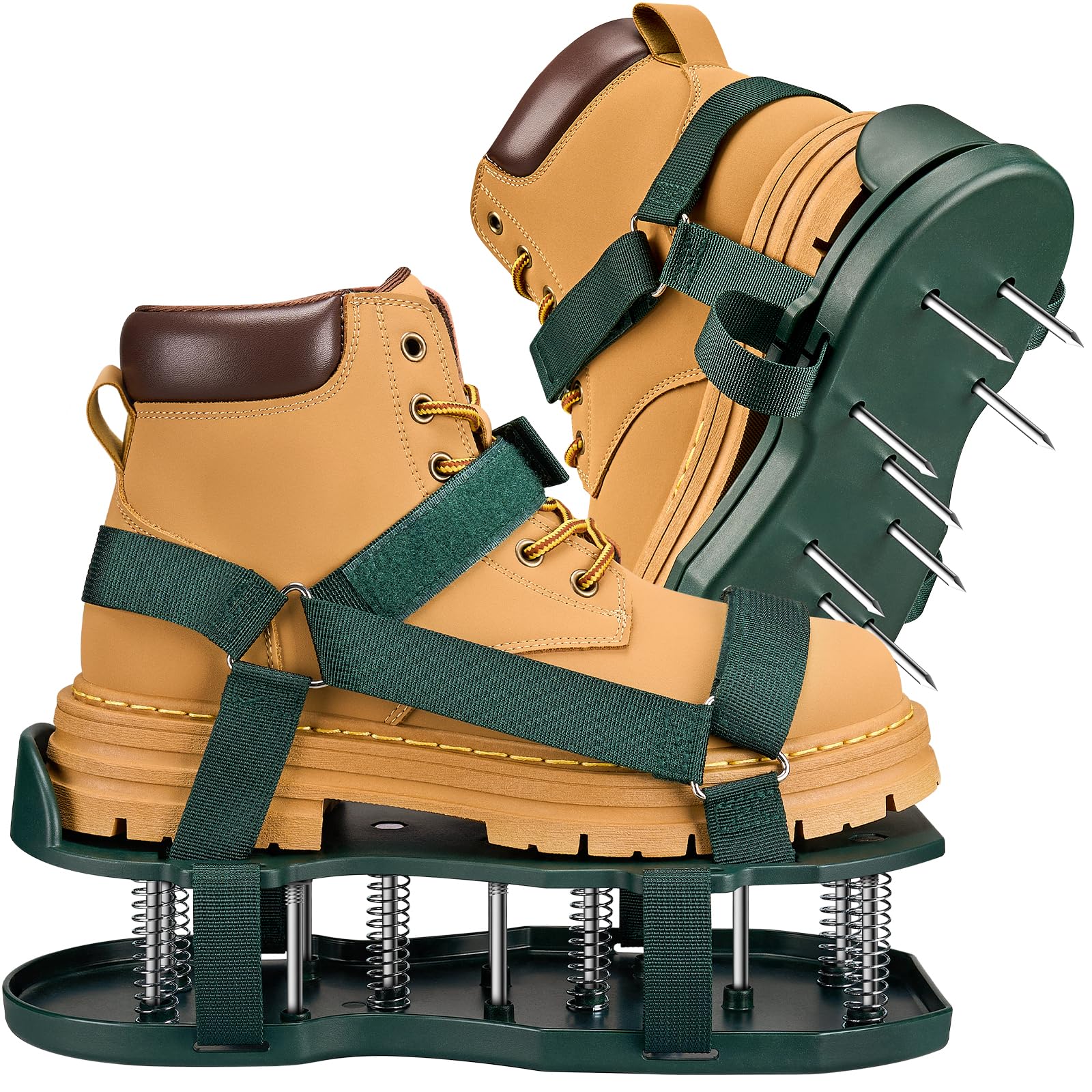 Lawn Aerator Shoes with Spring Base