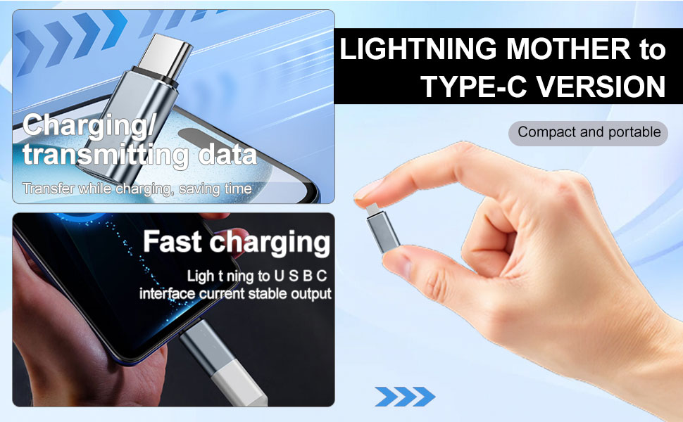 Lightning To USB C Adapter