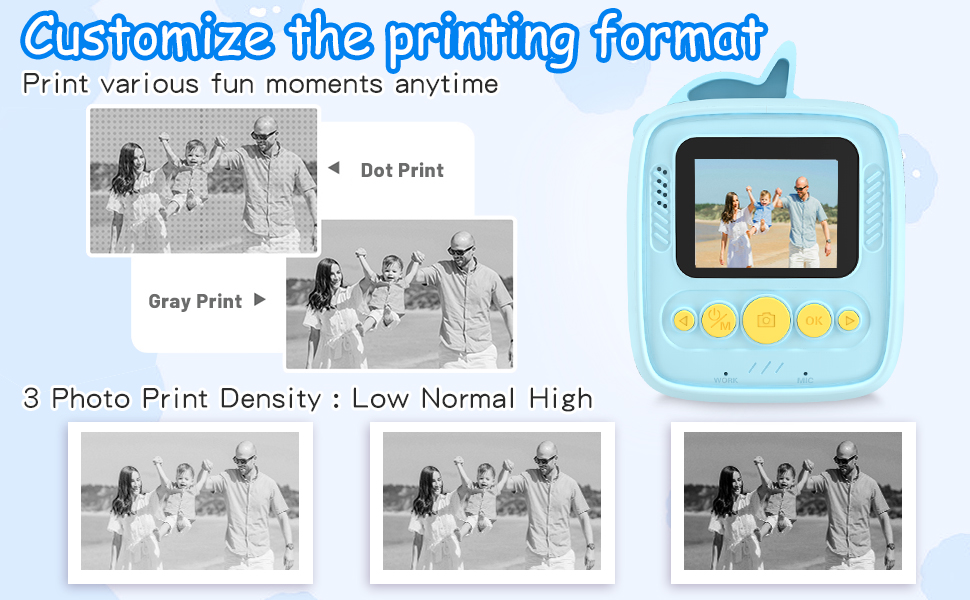 DIY kids camera instant print