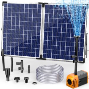 Biling 35W Solar Pond Fountain 1500L/H Solar Powered Water Pond Fountain Pump with Pipe DIY Water Feature